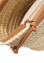 Altuzarra Large Leather-Trimmed Basket Tote Bag