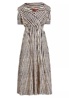Altuzarra Lydia Cotton-Blend Stripe Shirtdress