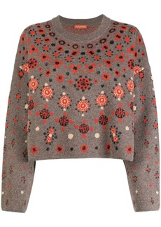 Altuzarra Makena floral-intarsia jumper