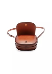 Altuzarra Medallion Embossed Leather Saddle Bag