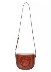 Altuzarra Medallion Embossed Leather Saddle Bag