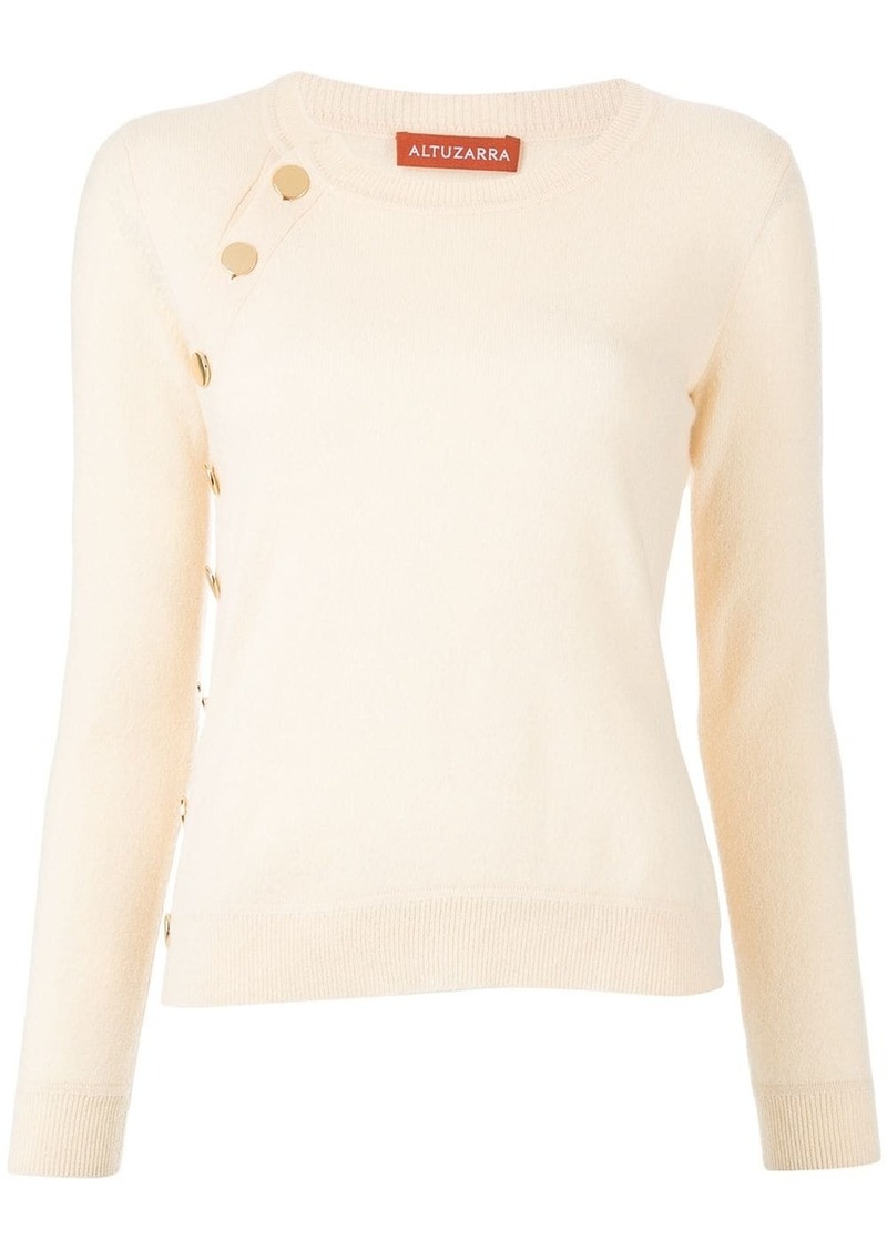 Altuzarra Minamoto button-embellished cashmere jumper