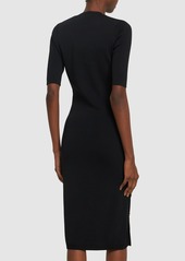 Altuzarra Minamoto Short Sleeve Satin Midi Dress