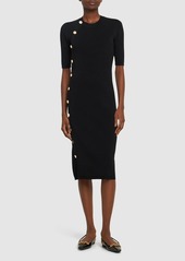 Altuzarra Minamoto Short Sleeve Satin Midi Dress