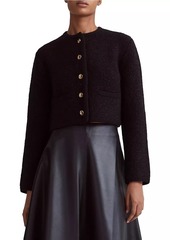 Altuzarra Napoline Shimmer Crop Cardigan