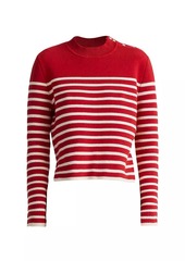 Altuzarra Oz Striped Cotton-Blend Sweater