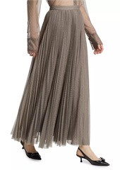 Altuzarra Sif Embellished Georgette Maxi Skirt