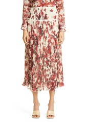 Women's Altuzarra Kemmaren Floral Pleated Georgette Skirt