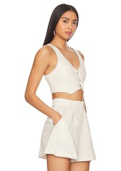 Amanda Uprichard Ethan Cropped Vest