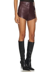 Amanda Uprichard x REVOLVE Kelso Faux Leather Shorts