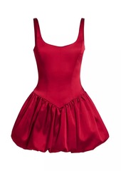 Amanda Uprichard Bettina Bubble-Hem Skort Romper