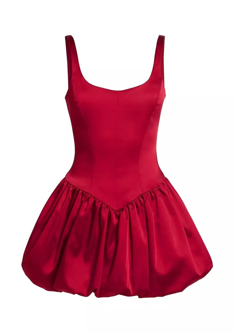 Amanda Uprichard Bettina Bubble-Hem Skort Romper