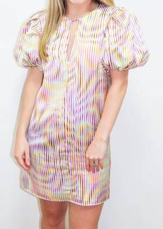 Amanda Uprichard Fame Dress In Optic Print