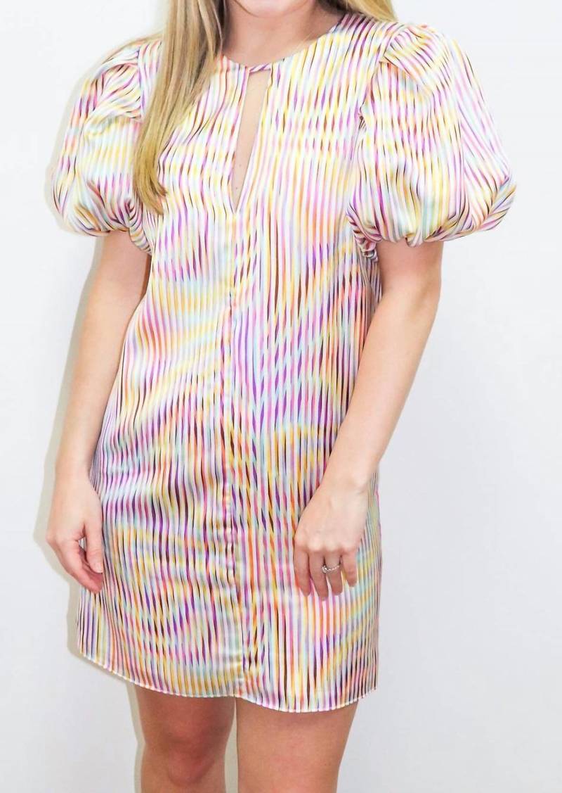 Amanda Uprichard Fame Dress In Optic Print