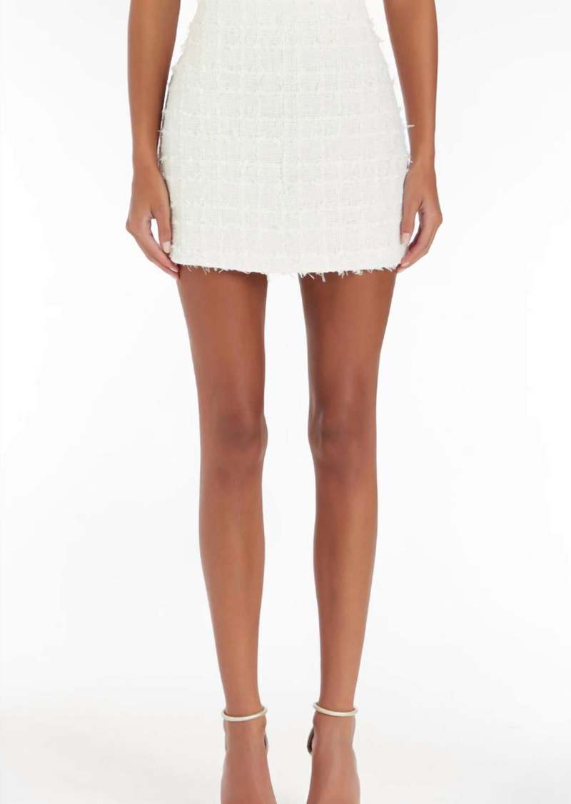 Amanda Uprichard Hope Skirt In White