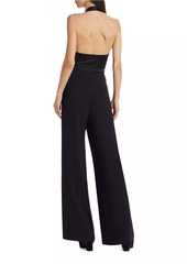 Amanda Uprichard Isadore Tailored Halterneck Jumpsuit