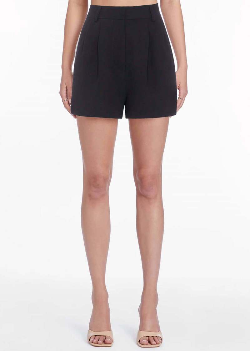 Amanda Uprichard Jane Shorts In Black