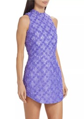 Amanda Uprichard Marshall Textured Lace Minidress