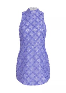 Amanda Uprichard Marshall Textured Lace Minidress