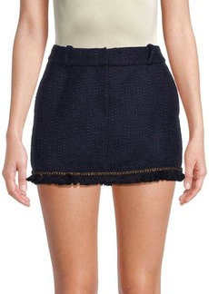 Amanda Uprichard Moriah Tweed Mini Skirt
