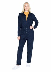American Apparel Women Long Sleeve Twill Coverall