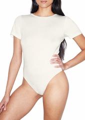 American Apparel Women Mix Modal Short Sleeve T-Shirt Bodysuit