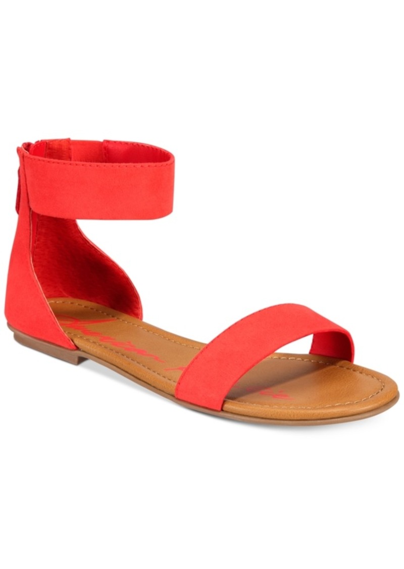 macys womens red sandals