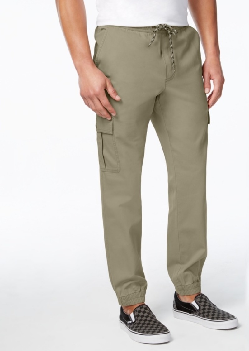 mens slim fit cargo joggers