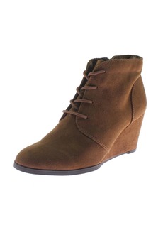 American Rag Baylie Womens Faux Suede Ankle Wedge Boots