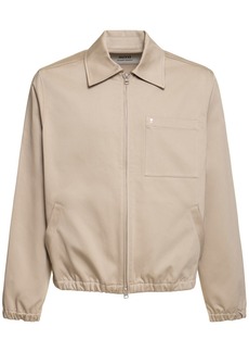 AMI Adc Compact Cotton Zip Jacket
