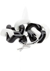 AMI Alexandre Mattiussi Black & White Ami De Caur Bracelet