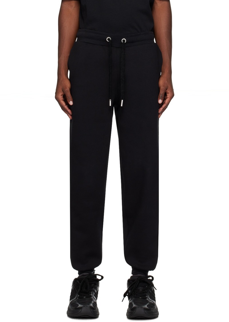 AMI Paris Black Drawstring Sweatpants