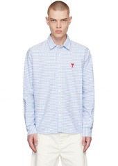 AMI Paris Blue Ami de Caur Shirt