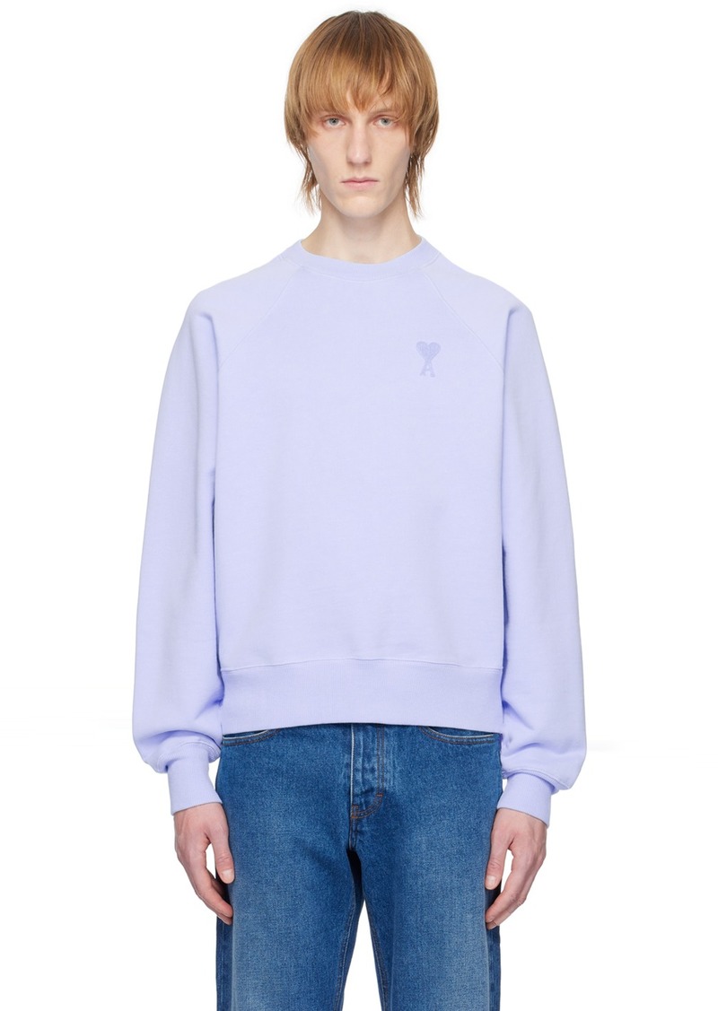 AMI Paris Blue Ami de Caur Sweatshirt