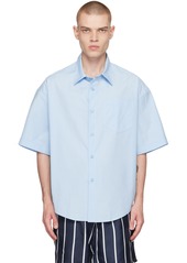 AMI Paris Blue Boxy Shirt