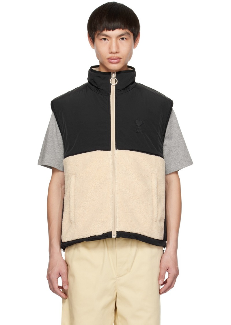 AMI Paris Off-White Ami De Caur Vest