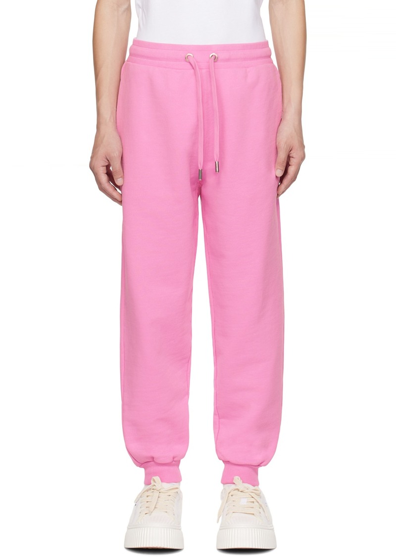 AMI Paris Pink Ami de Caur Sweatpants