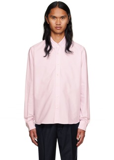AMI Paris Pink Spread Collar Shirt