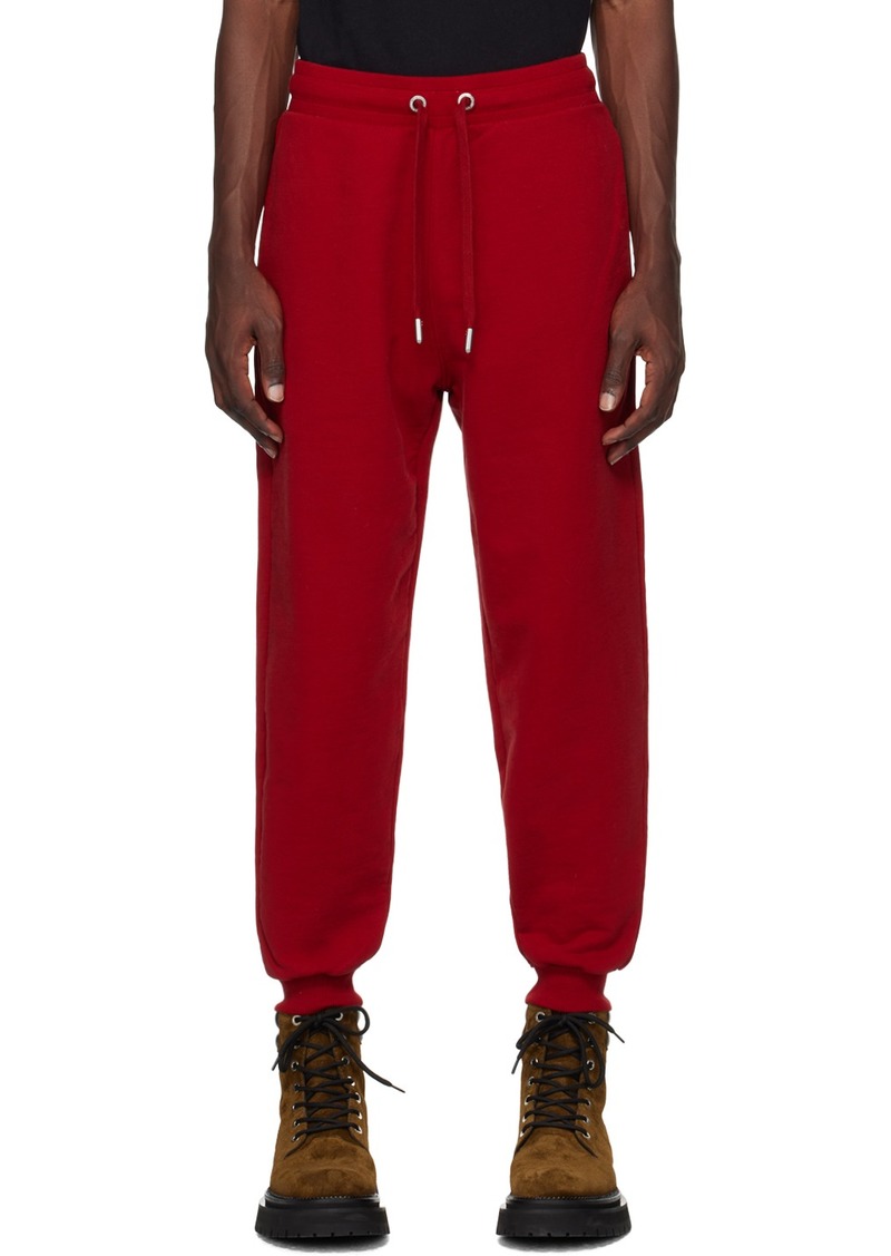 AMI Paris Red Ami de Caur Lounge Pants