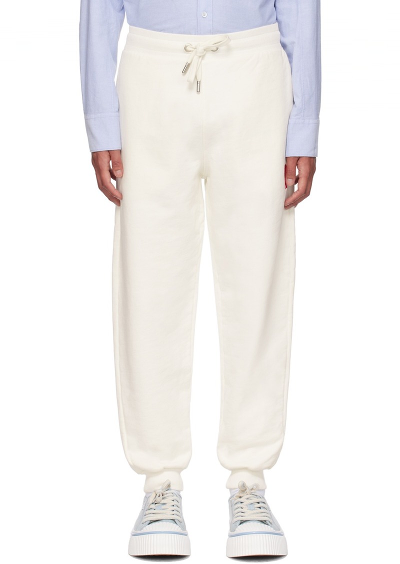 AMI Paris White Ami de Caur Sweatpants