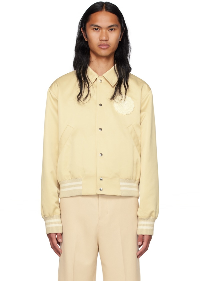 AMI Paris Yellow Teddy Bomber Jacket