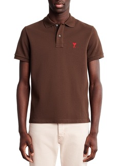 Ami Classic Ami De Coeur Regular Fit Polo Shirt