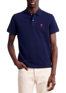 Ami Classic Ami De Coeur Regular Fit Polo Shirt