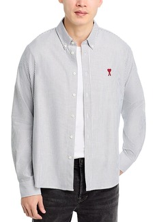 Ami Classic Logo Button Down Shirt