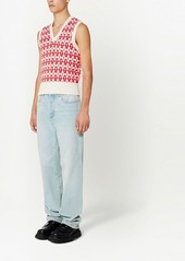 Ami de Coeur argyle vest