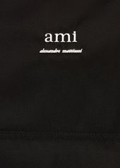 Ami Logo Cotton Blend Windbreaker