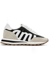 AMI Paris Black & Beige Rush Sneakers