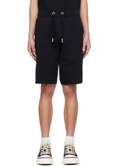 AMI Paris Black Ami de Caur Shorts