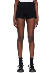 AMI Paris Black Ami de Caur Shorts