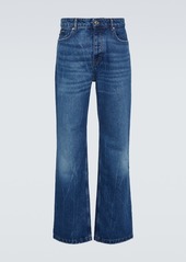 Ami Paris Bleached mid-rise straight jeans